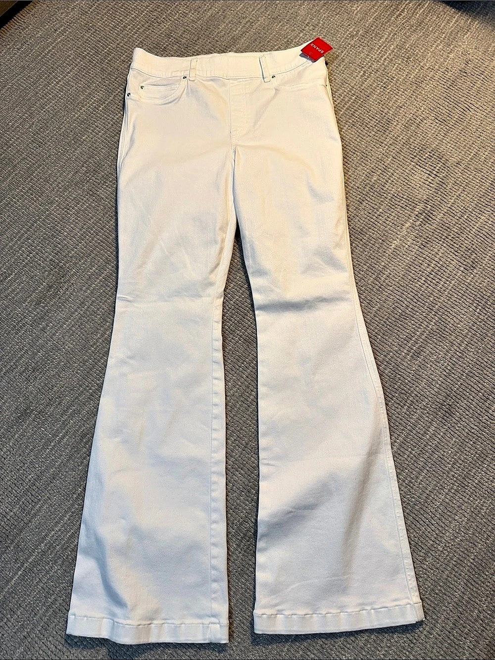 SPANX Spanxshape EveryWear Pull-On Flare Jeans White Flare Jeans XL